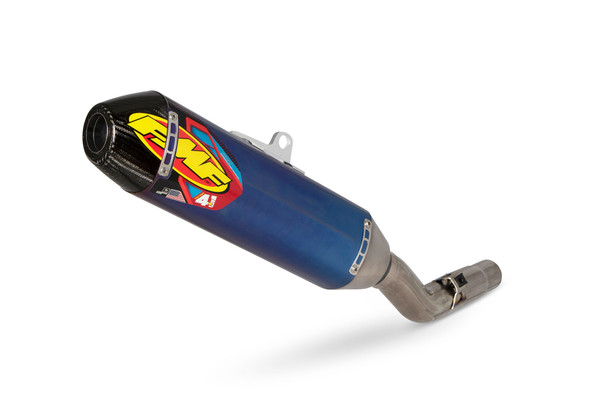 FMF Factory 4.1 RCT Titanium Anodized Steel Slip-On Muffler w/ Carbon End Cap: 09-20 Yamaha YFZ450R/X Models