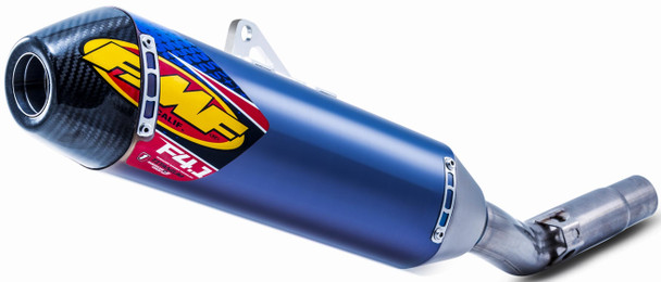 FMF Factory 4.1 RCT Titanium Anodized Steel Slip-On Muffler w/ Carbon End Cap: 19-21 Suzuki RMZ250