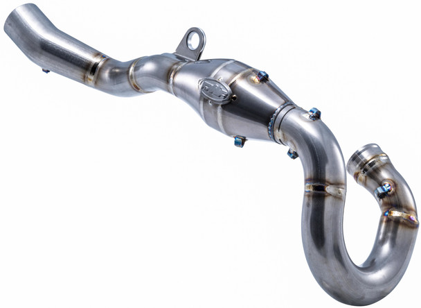 FMF SX-Style Titanium PowerBomb Header: 19-21 Kawasaki KX450F/X