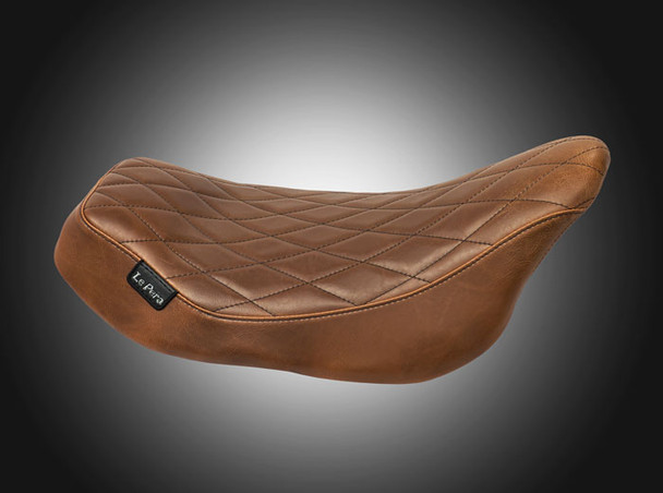 Le Pera Streaker Diamond Brown Seat: 2008+ Harley-Davidson Touring Models