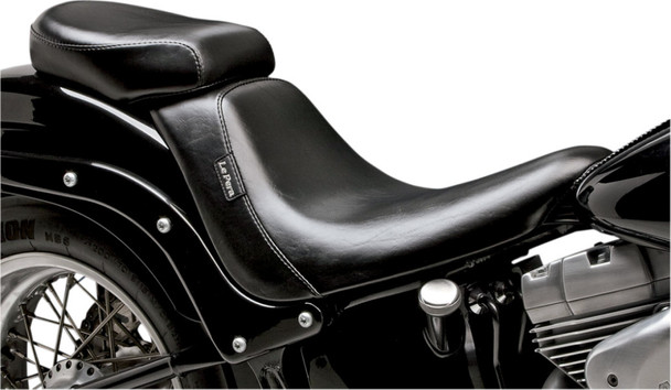 Le Pera Bare Bones Wide Smooth Pillion Pad: 06-17 Harley-Davidson Softail Models