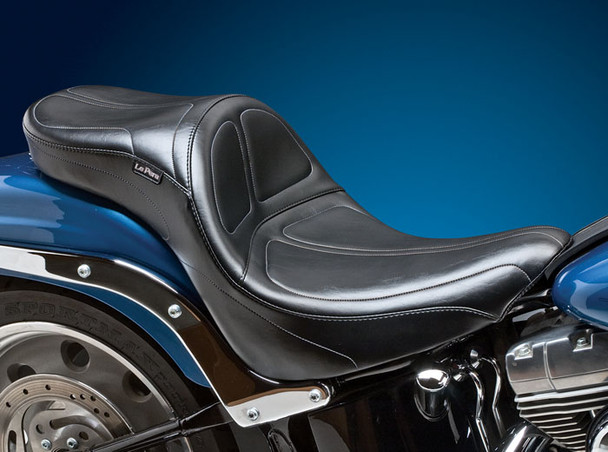 Le Pera Maverick Daddy Long Legs Seat: 06-17 Harley-Davidson Softail Models