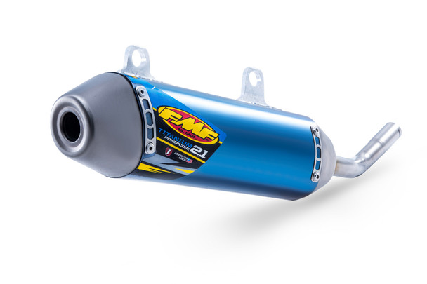 FMF Powercore 2.1 Titanium Shorty Silencer: Select 19-22 Gas Gas/Husqvarna/KTM Models