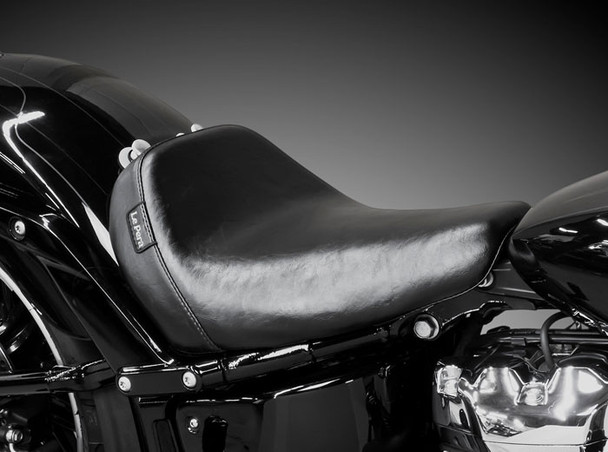 Le Pera Bare Bones Solo Smooth Seat: 18-20 Harley-Davidson Softail Models