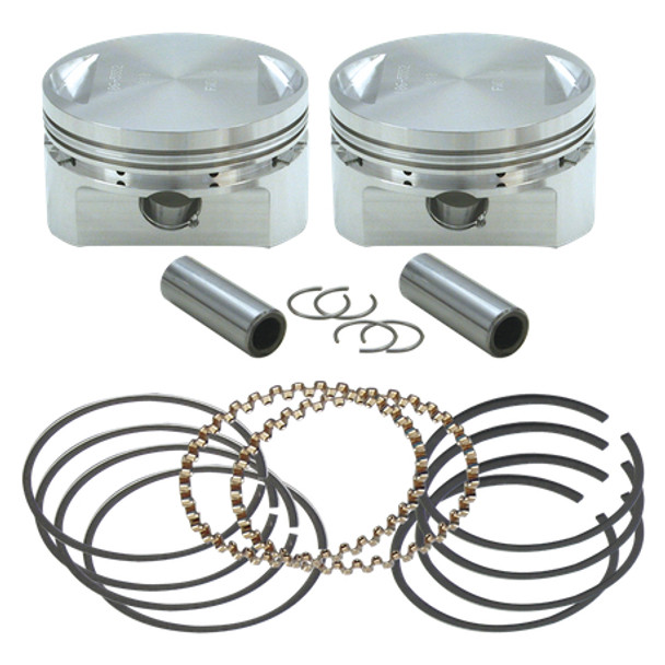 S&S Cycle Bore Forged Piston Kit: 84-99 Harley-Davidson Big Twin Evolution Models - 3-1/2"+.020" - 106-5556