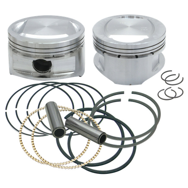 S&S Cycle Conversion Piston Kit: 99-06 Harley-Davidson Big Twin Models - 3-7/8"+.005" - 92-1204