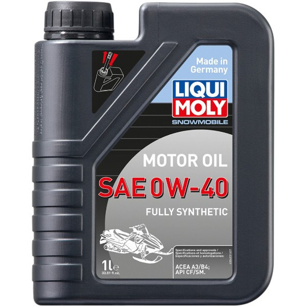 LIQUI MOLY Snowmobile Synthetic Oil - 0W-40 - 1 Liter