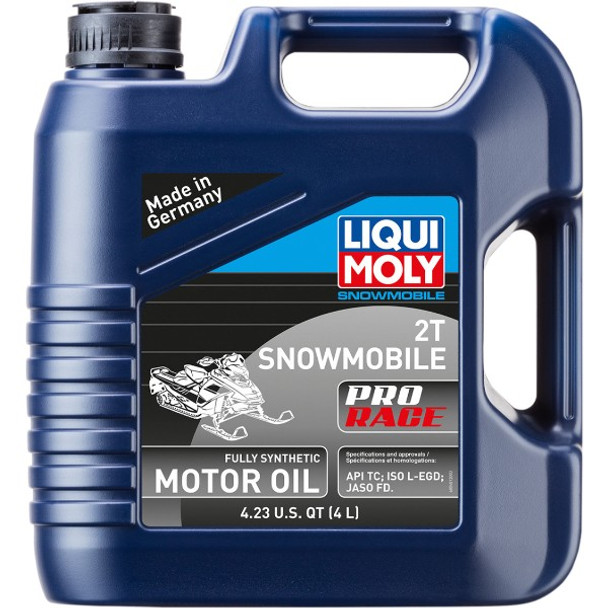 LIQUI MOLY Snowmobile Pro Race Synthetic 2T Oil - 4 Liter