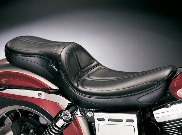 Le Pera Maverick 2-Up Seat: 06-17 Harley-Davidson Dyna FXD Models