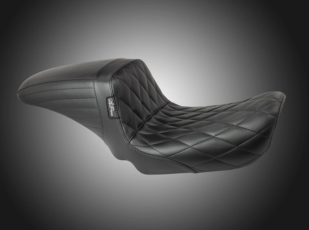 Le Pera Kickflip Diamond Seat: 99-03 Harley-Davidson Dyna FXD Models