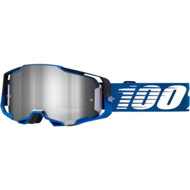 100% Armega Goggles - Rockchuck - Flash Silver Lens 100% Armega Goggles - Rockchuck - Flash Silver Lens