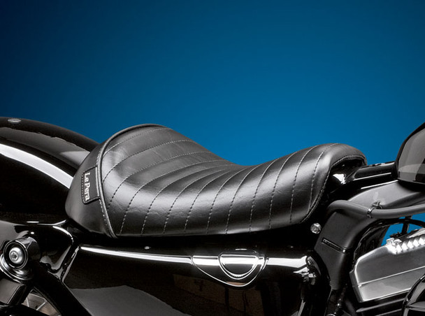 Le Pera Bare Bones Pleated Seat: 10-16 Harley-Davidson Sportster Models