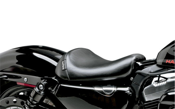 Le Pera Bare Bones Solo Smooth Seat: 10-20 Harley-Davidson Sportster Models