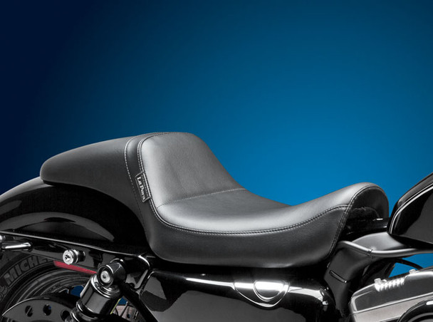 Le Pera Daytona Sport Daddy Long Legs Smooth Seat: 04-20 Harley-Davidson Sportster Models - LC-542DLS