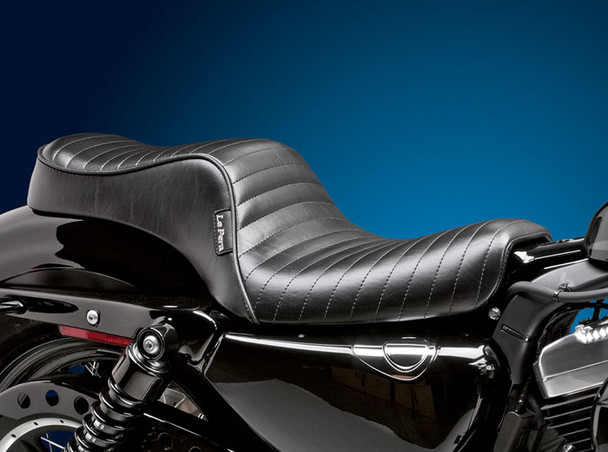 Le Pera Cherokee 2-Up Pleated Seat: 04-20 Harley-Davidson Sportster Models