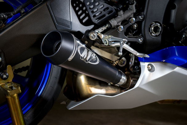 M4 06-20 Yamaha R6 GP Slip-On Exhaust - Black Canister