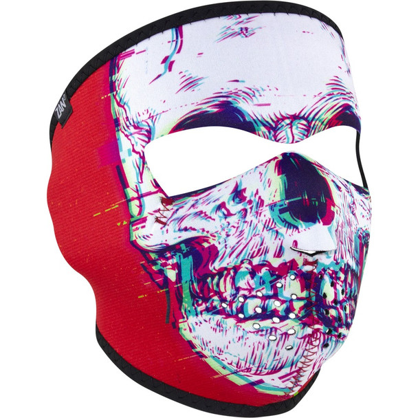 ZAN Full Face Mask - Glitch Skull