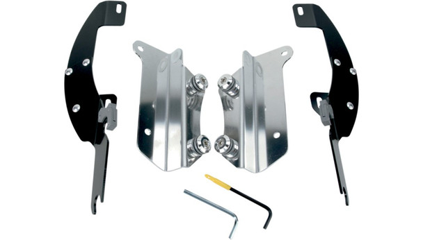 Memphis Shades Fats/Slim Windshield Trigger-Lock Mounting Kit: 01-04 Kawasaki VN 1500 G Vulcan Nomad - MEK1948/MEK1947