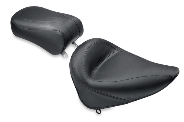 Mustang Standard Touring Solo Seat: 00-06 Harley-Davidson Softail Models