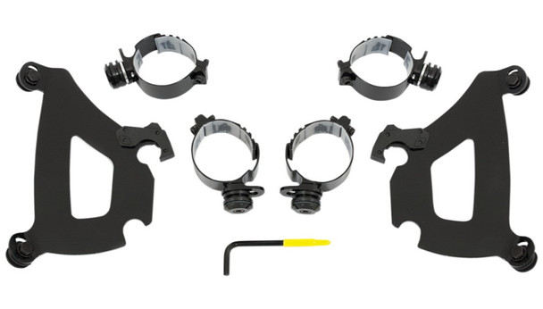 Memphis Shades Bullet Fairing Mounting Kit: 02-10 Yamaha XV1700 Road Star Warrior - MEB1991