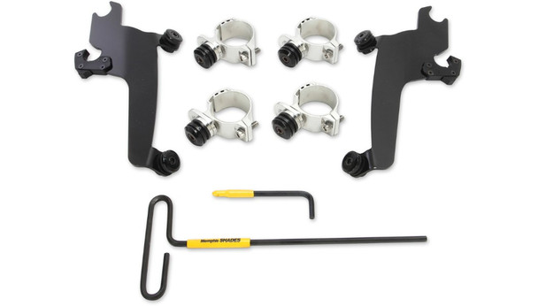 Memphis Shades Sportshield Fairing Mounting Kit: 04-17 Victory Vegas/Jackpot Models - MEB2020/MEK2020