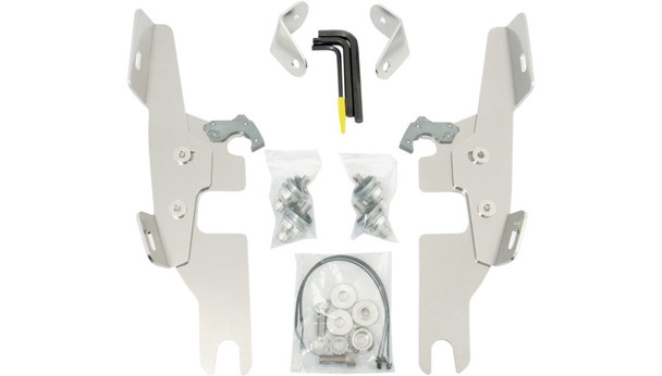 Memphis Shades Batwing Fairing Mounting Kit: 12-16 Harley-Davidson Dyna Switchback FLD - MEK1983