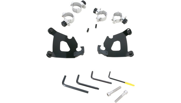 Memphis Shades Cafe Fairing Trigger-Lock Mounting Kit: 10-15 Harley-Davidson Sportster XL 1200X Forty-Eight - MEB1996/MEK1996