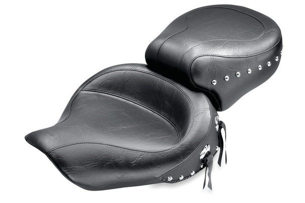 Mustang Standard Touring One-Piece Seat: 84-99 Harley-Davidson Softail Models