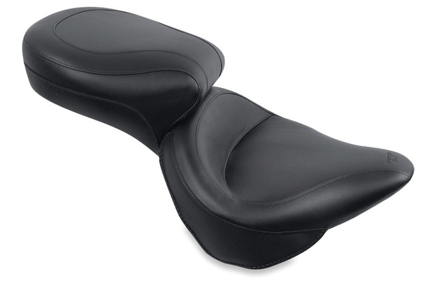 Mustang Wide Touring One-Piece Seat: 84-99 Harley-Davidson Softail Models