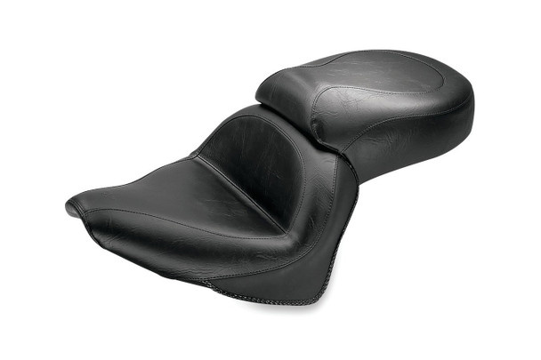 Mustang Wide Touring One-Piece Seat: 99-08 Honda VLX 600 Shadow