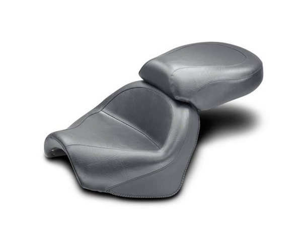 Mustang Standard Touring Two-Piece Seat: 01-19 Suzuki Boulevard/Volusia Models