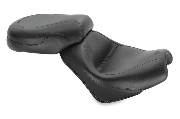 Mustang Wide Touring Two-Piece Seat: 02-08 Honda VTX 1800 Retro/S/T