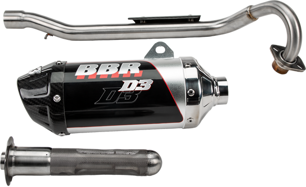 BBR D3 Exhaust System: 2000+ Honda CRF/XR Models