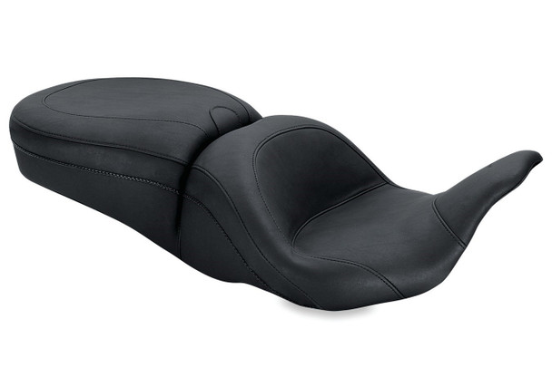 Mustang Lowdown Touring One-Piece Seat: 2008+ Harley-Davidson Touring Models