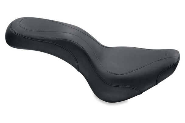 Mustang DayTripper One-Piece Seat: 06-17 Harley-Davidson Softail Models