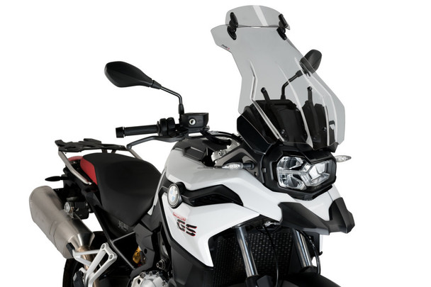 Puig Touring Plus Windscreen w/ Visor: 18-21 BMW F750 GS Puig Touring Plus Windscreen w/ Visor: 18-21 BMW F750 GS