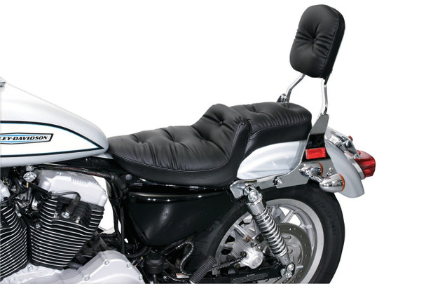 Mustang Duke One-Piece Seat: 2004+ Harley-Davidson Sportster Models