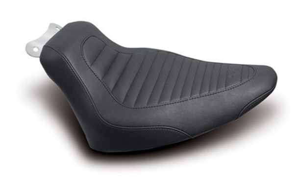Mustang Tripper Tuck and Roll Solo Seat: 00-03, 05-15 Harley-Davidson Heritage Models