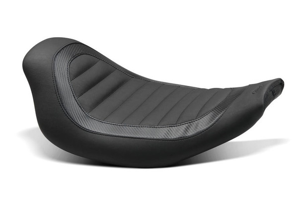 Mustang Signature Series Solo Seat: 82-94, 99-00 Harley-Davidson FXR Dyna Models