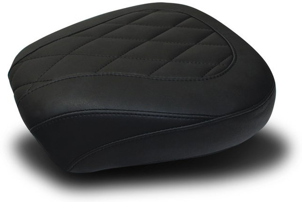 Mustang Wide Tripper Diamond Passenger Seat: 2008+ Harley-Davidson Touring Models