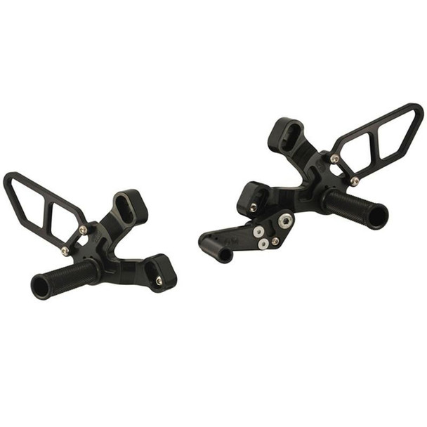 Woodcraft Rearset Kit: 07-11 Ducati Models