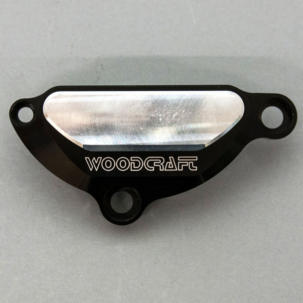 Woodcraft LHS Ignition Cover Protector: 06-15 Yamaha YZF R1/FZS1000 Models
