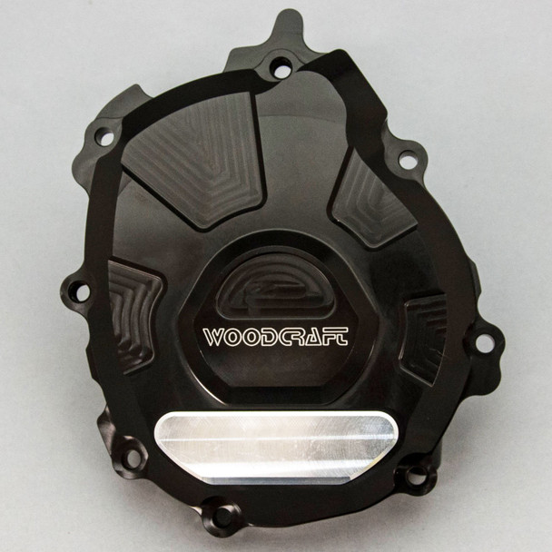 Woodcraft LHS Stator Cover Protector: 15-21 Yamaha YZF R1 Models