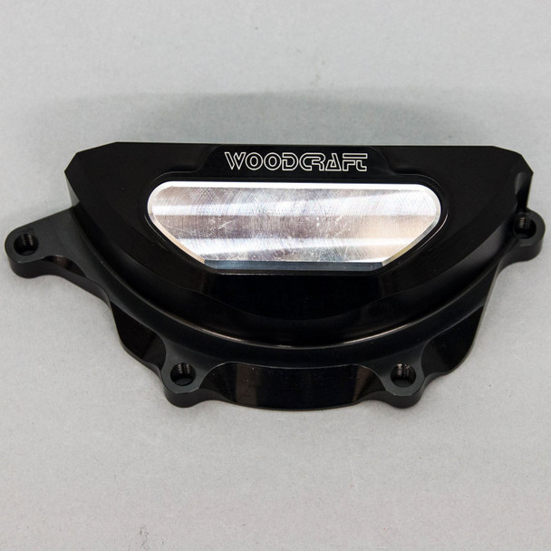 Woodcraft LHS Stator Cover Protector: 15-20 Yamaha FZ 09/MT 09/FJ 09/Tracer 900/XSR900 Models