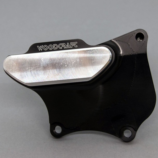 Woodcraft RHS Crank Cover Protector: 09-21 Kawasaki Ninja ZX636R/ZX6R Models