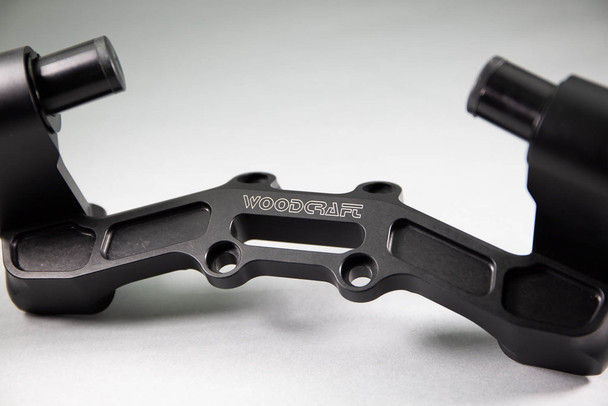 Woodcraft Adjustable Riser Clip-On Adapter Plate: 15-20 Ducati Scrambler