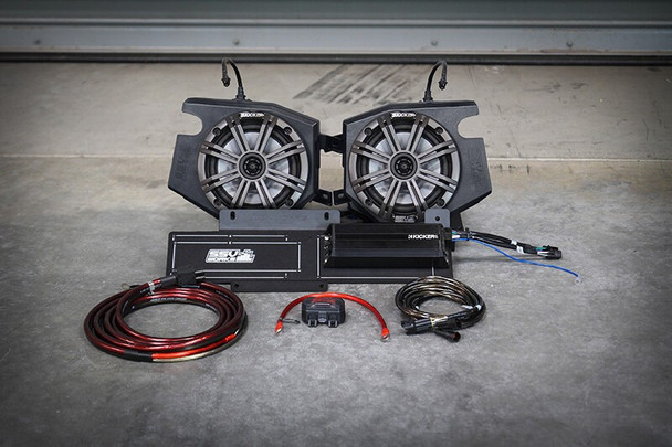 SSV Works Kicker 2-Speaker Plug &amp; Play System: 2019+ Polaris XP Turbo S/Dynamix 2/4Seater