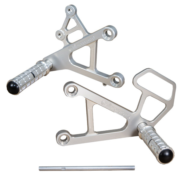 Woodcraft Rearset Kit: 03-04 Kawasaki Ninja ZX Models