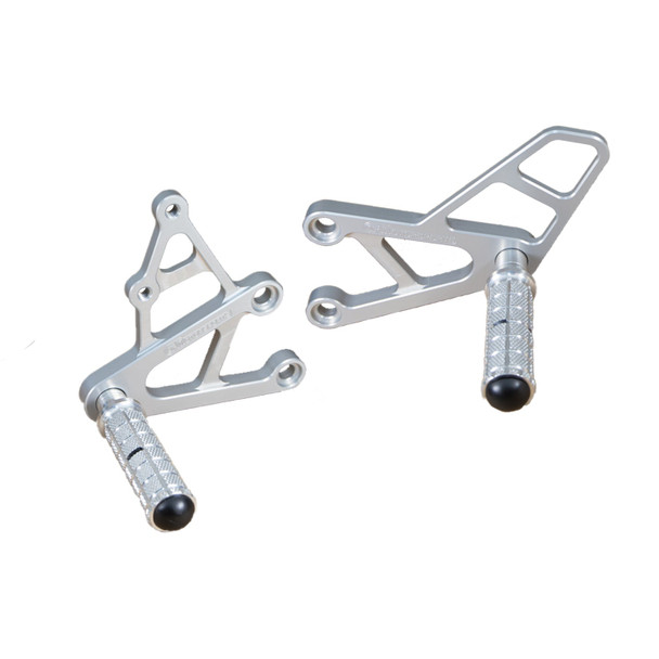 Woodcraft Rearset Kit: 98-08 Kawasaki Ninja/ZZR Models