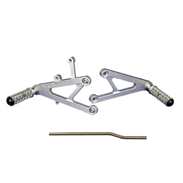 Woodcraft GP Rearset Kit: 02-03 Yamaha YZF-R1 Models